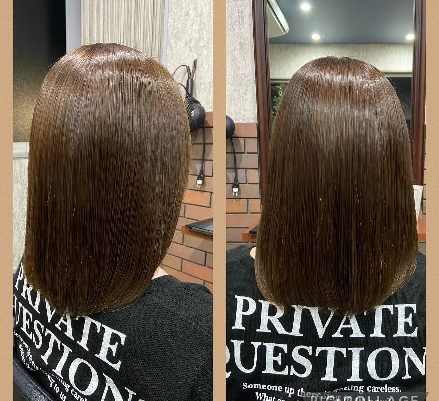 ヘアカラー&縮毛矯正